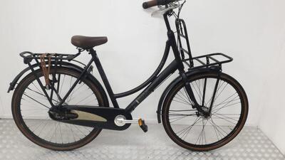 Batavus blockbuster tweedehands, 56 cm, 28" zwart, 8v, 3 maanden garantie