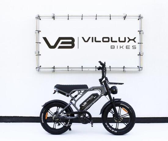 Fatbike V20 PRO met voorrek - DARK GREY - Rijklaar geleverd