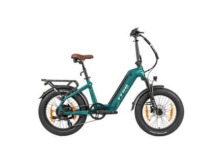 F8 Vélo électrique carbone 20" 48V 250W 70Nm 140km 7 vit