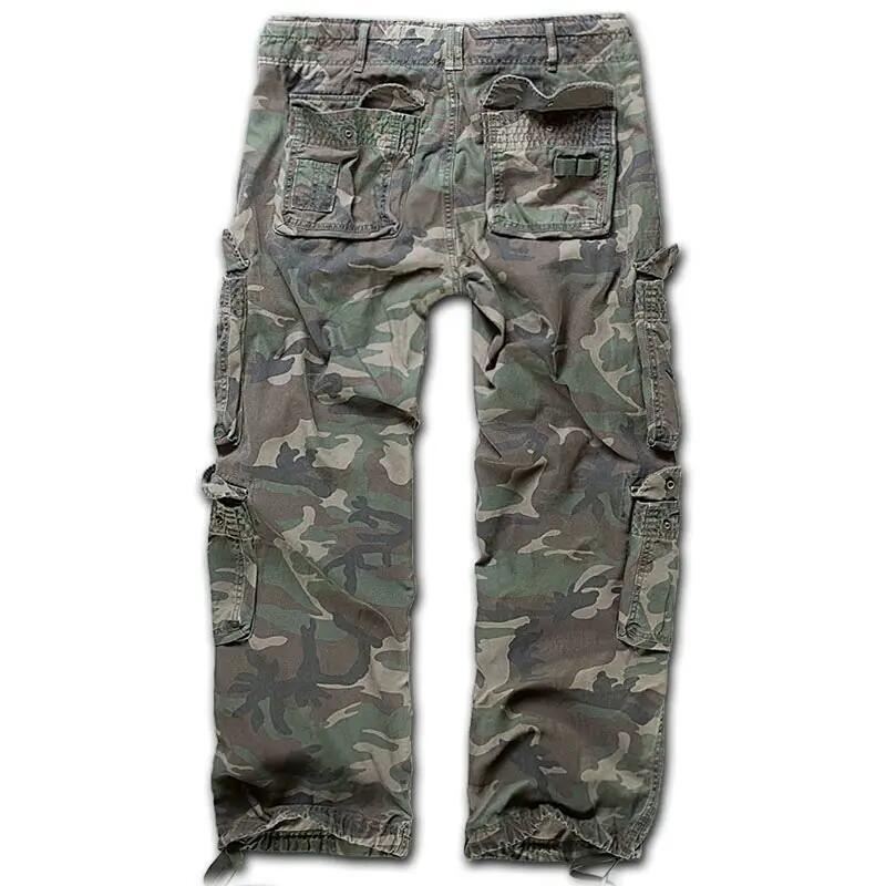 Brandit Pure Vintage Pants Herren (Woodland) Größe XL 2/6