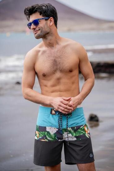 Short de Bain homme bleu