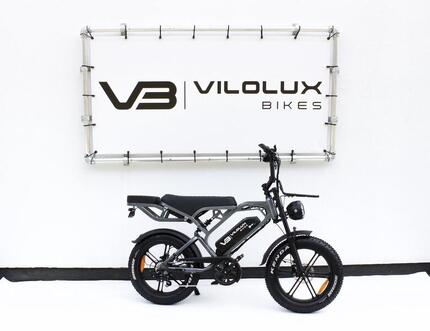 Fatbike V20 PRO met achterzit & voorrek - NARDO GREY - Rijklaar geleverd