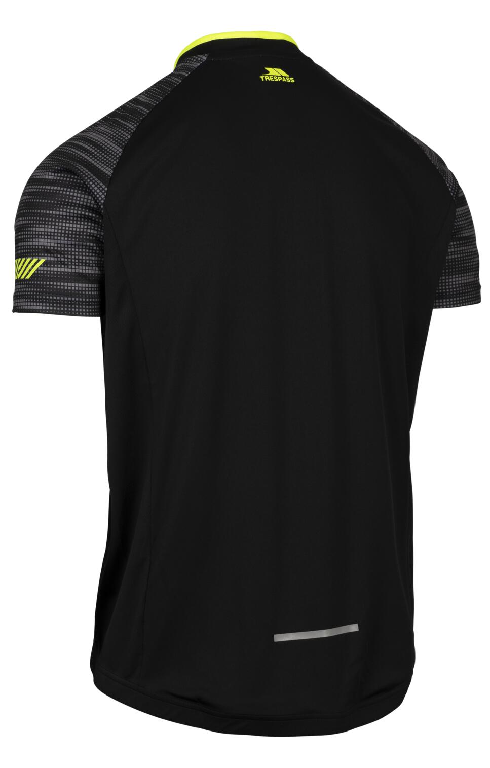 Trespass Hazzel – Aktives Radsport-Top für Herren, Schwarz, XL 2/2