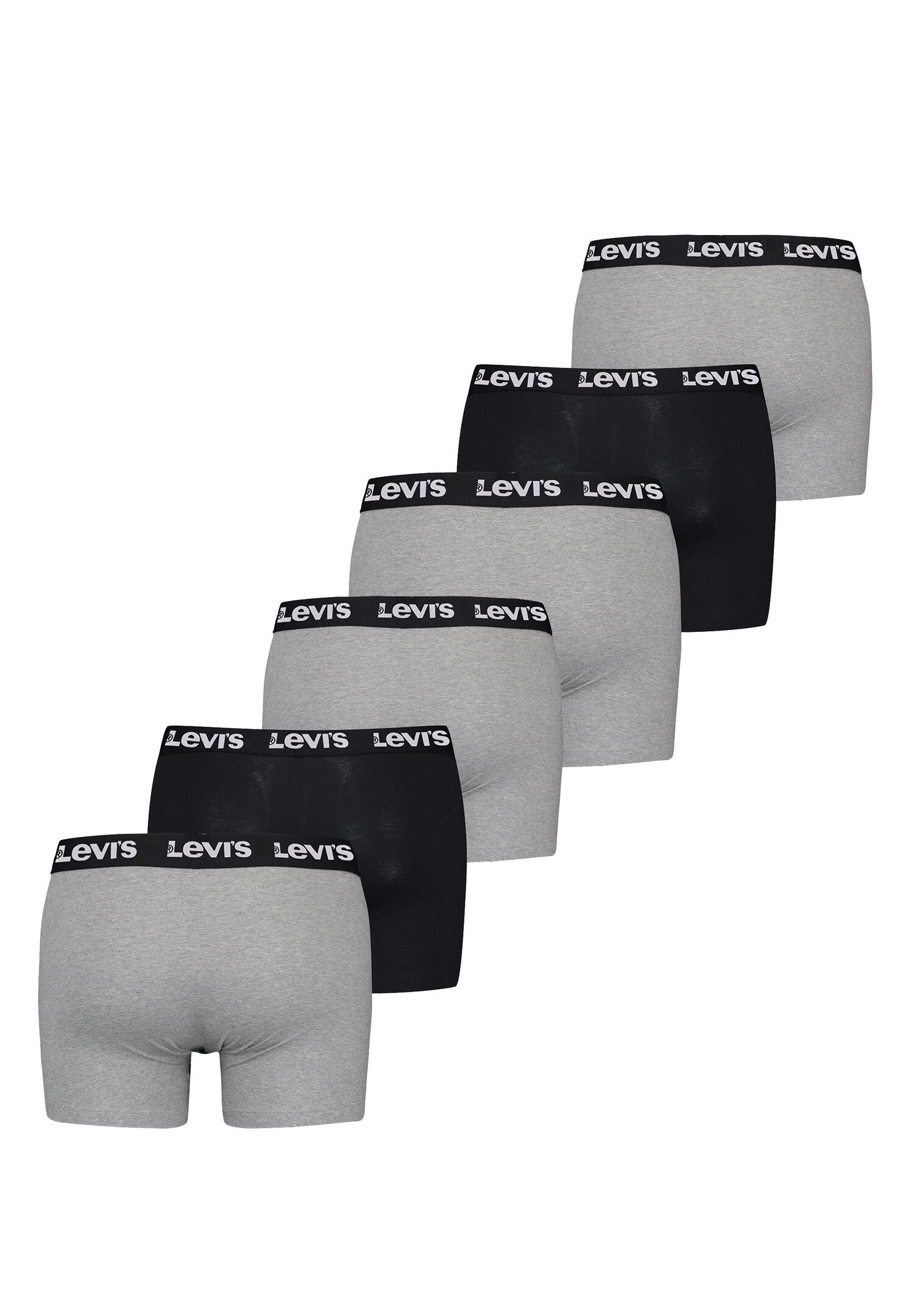 6 er Pack Herren Levis REPEAT LOGO BOXER Brief Boxershorts Unterwäsche Pants 2/3