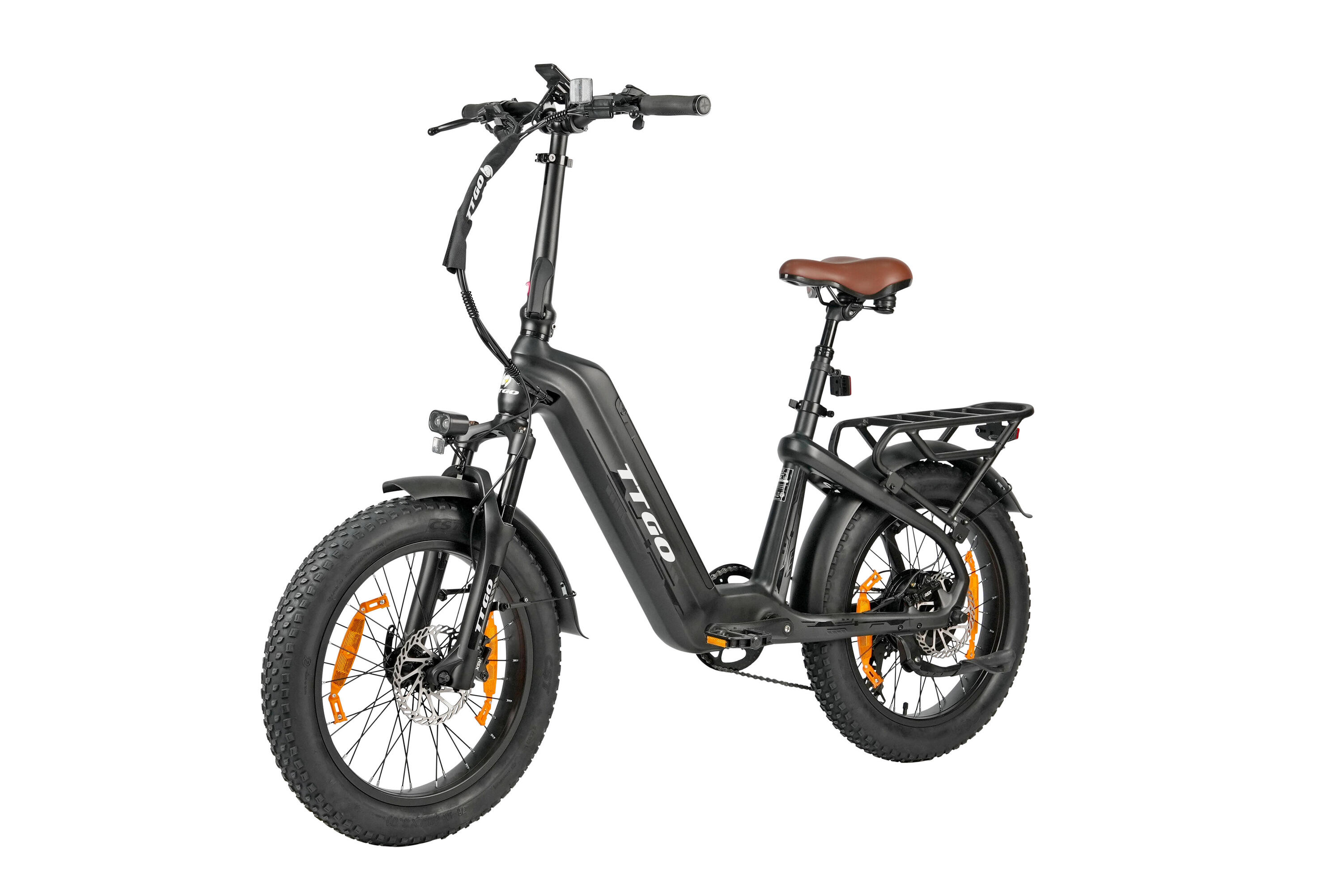 F8 Bicicleta elétrica carbono 20" 48V 250W 70Nm 140km 7v 3/5