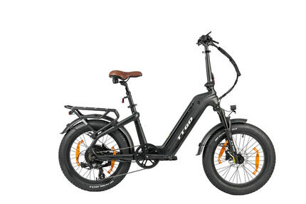 F8 Vélo électrique carbone 20" 48V 250W 70Nm 140km 7 vit