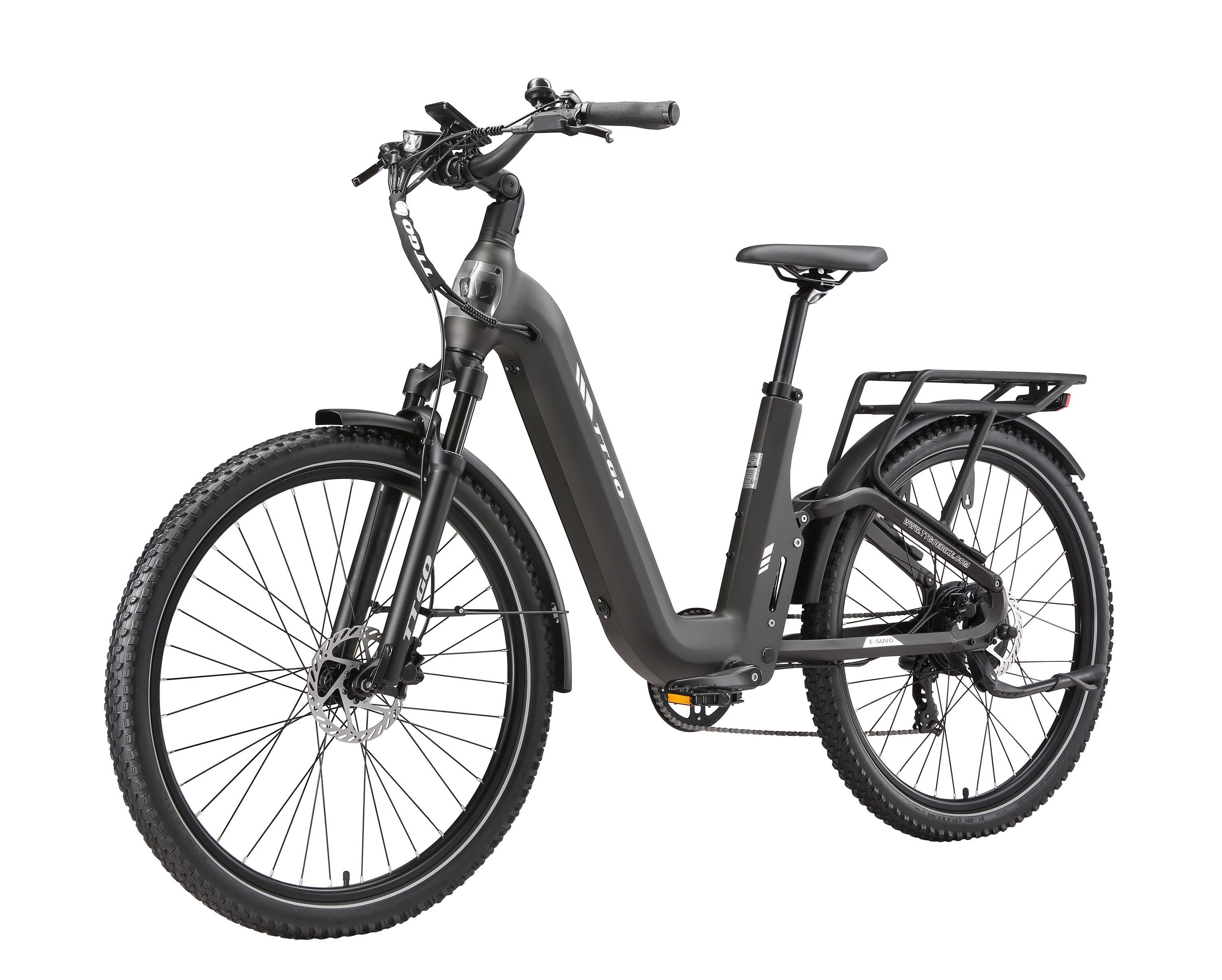 E-SUVO Bicicleta elétrica 27.5" 48V 250W 70Nm 120km 7v 3/3