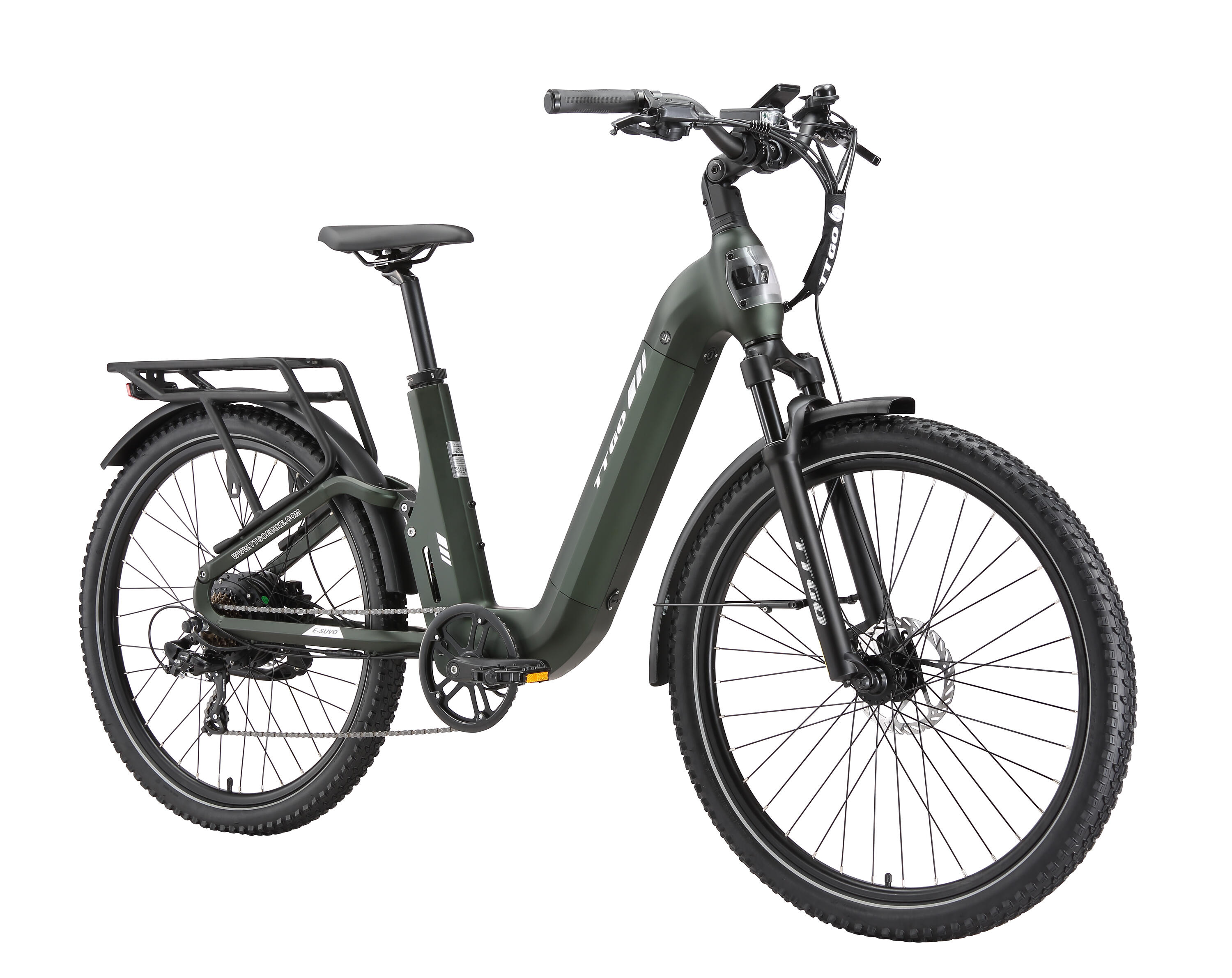 E-SUVO Bicicleta eléctrica 27.5" 48V 250W 70Nm 120km 7v 2/3