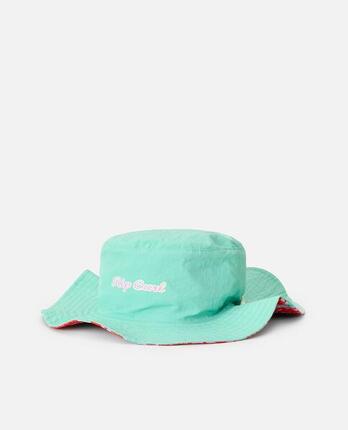 Chapeau réversible Mixed UPF Bucket Fille - Teal