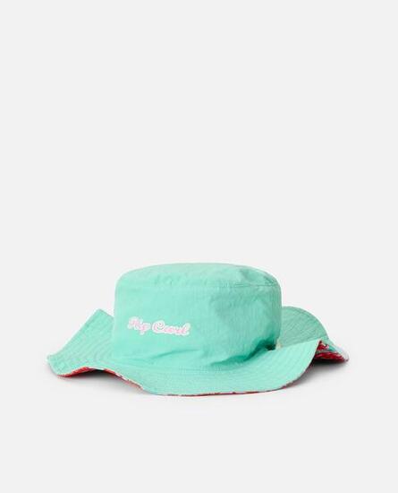 Chapeau réversible Mixed UPF Bucket Fille - Teal