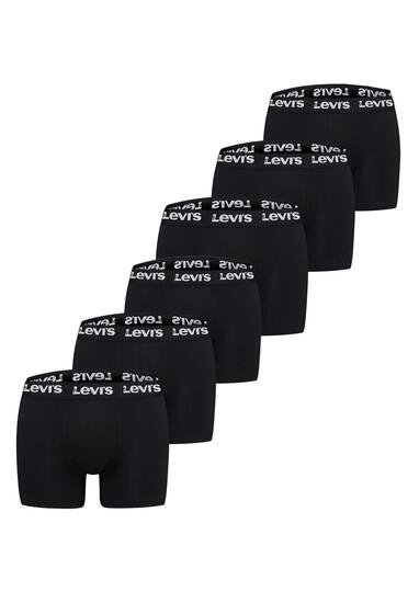 6 er Pack Herren Levis REPEAT LOGO BOXER Brief Boxershorts Unterwäsche Pants