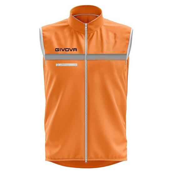 Reflektierende Trainingsweste Givova Senior Orange Uni Orange