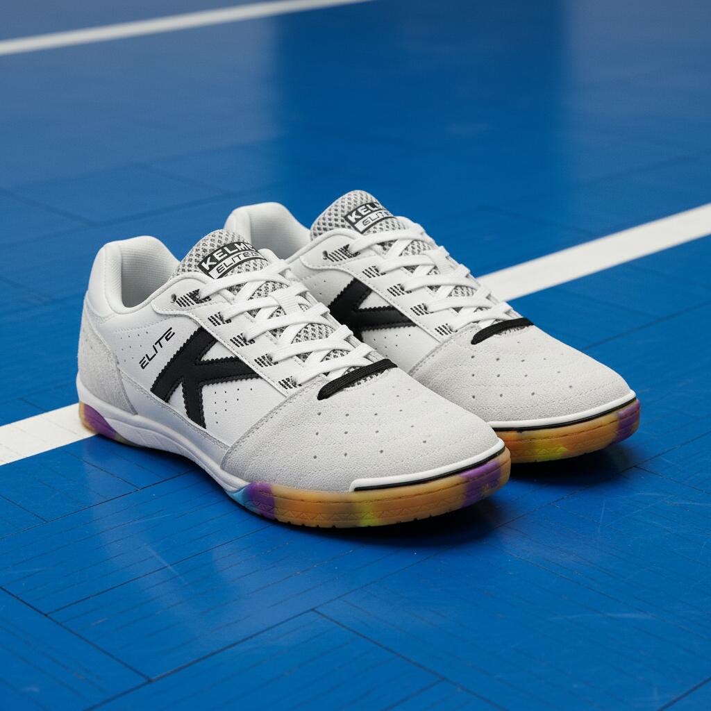Kelme Zapatillas De Fútbol Sala Elite Blanco Unisex 6/7