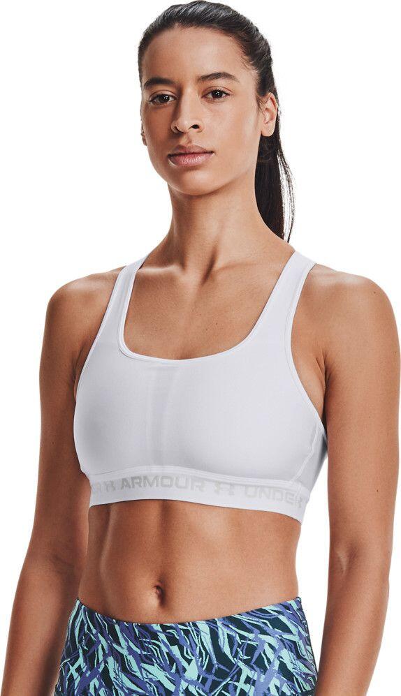 Brassière Under Armour Crossback Mid Bra Blanc Femme 3/7