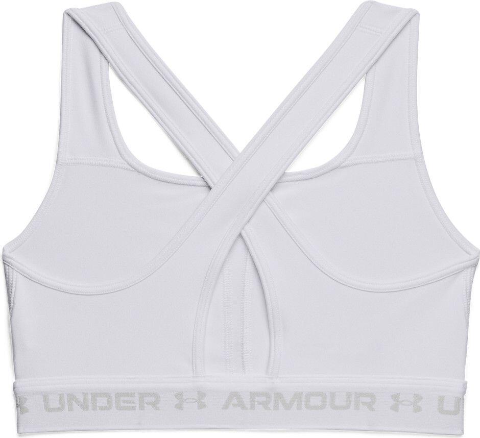 Brassière Under Armour Crossback Mid Bra Blanc Femme 2/7
