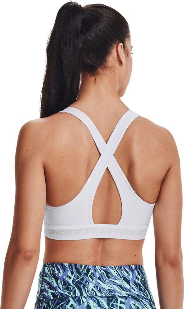 Brassière Under Armour Crossback Mid Bra Blanc Femme 4/7