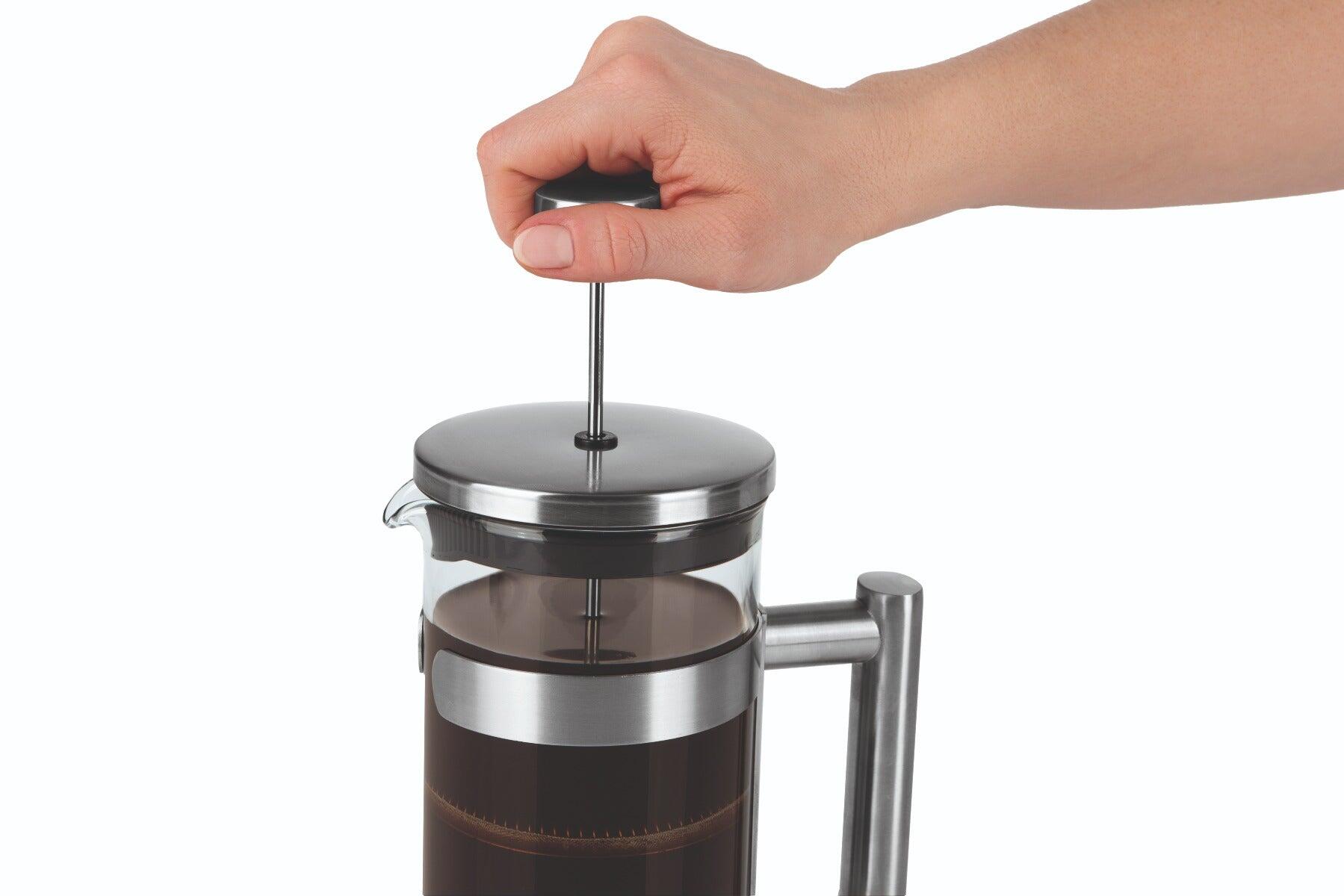 Beem French Press Cafetière 1 L - Vetro borosilicato e Acciaio Inox 3/5