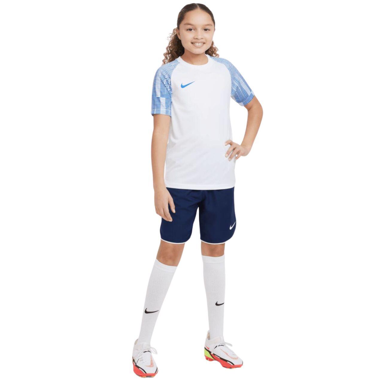 T-shirt da calcio junior nike bianco /blu 6/6