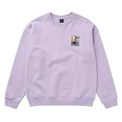 Mystic groove crew sweat - lilac