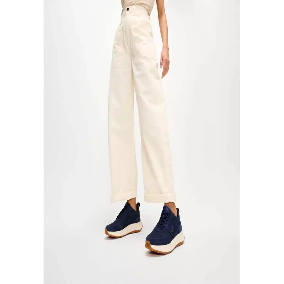 Zapatillas de denim/ante mujer FitFlop F-Mode Flow 4/7