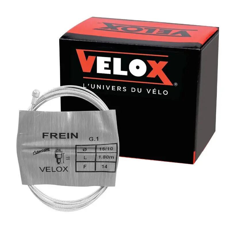 Boîte de 25 câbles de frein vélo route-City galva Velox 1.8 m 1/1