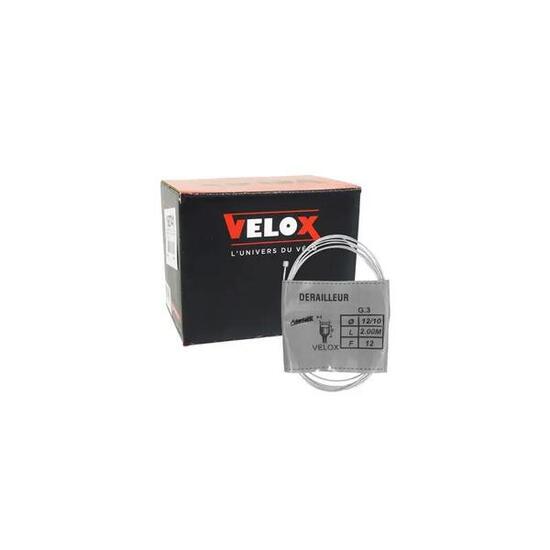 Box mit 25 verzinkten Schaltkabeln Velox Shimano 12-10 2,00 m