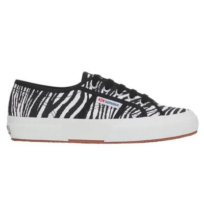 Damestrainers superga 2750 zebra print
