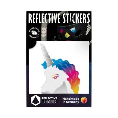 Reflecterende stickers reflective berlin licorne