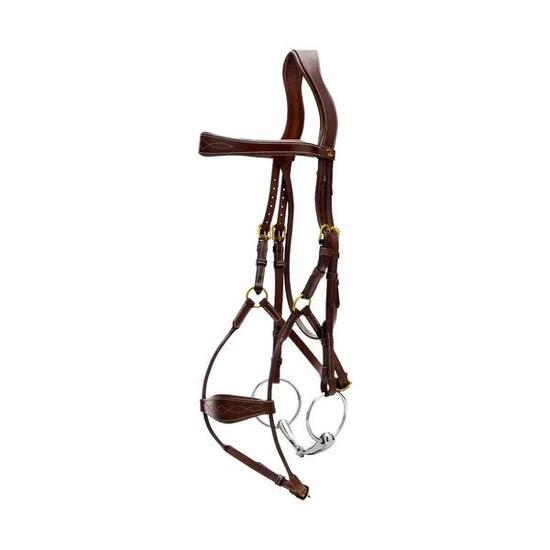 Bridon équitation hybride anatomique Dy'on Coll