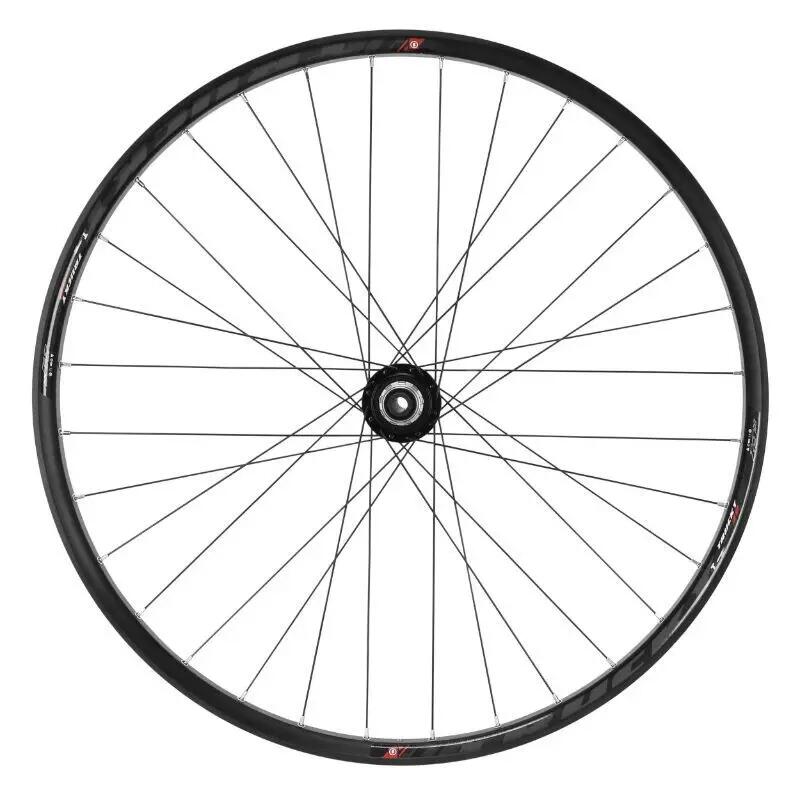 Roue arrière 6 trous moyeu axe traversant compatible VAE jante 32 rayons Velox T 2/4