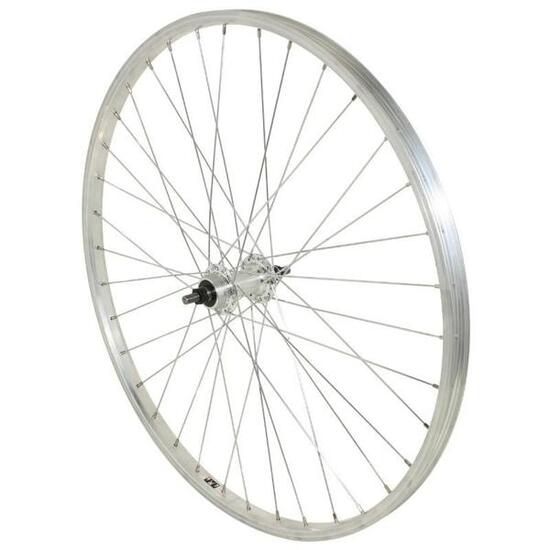 Koło tylne do roweru górskiego piasta aluminiowa pełna oś Velox 1V.