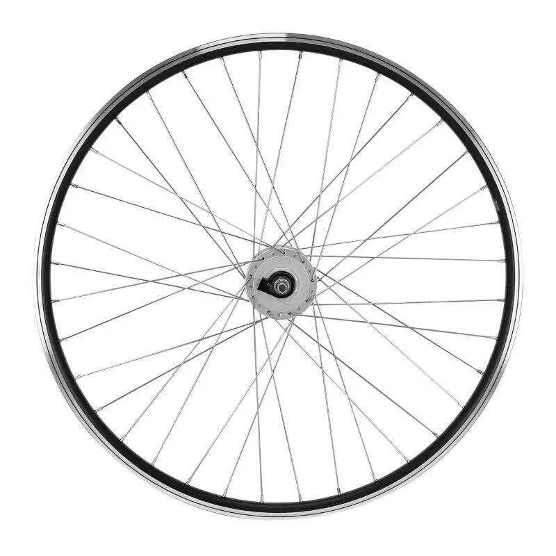 Roue avant alu double paroi moyeu jante Velox Er10 Shimano Dynamo Dh2N -2.4W 19C 3/5