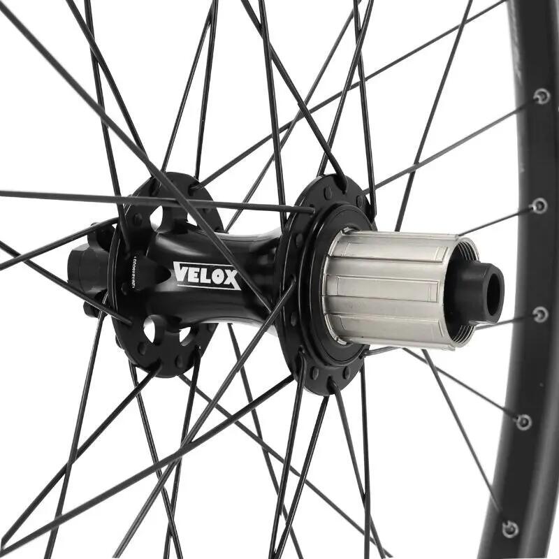 Hinterrad 6-Loch Nabenlagerung Steckachse Felge 32 Speichen Velox Trucky 30 Boos 4/4