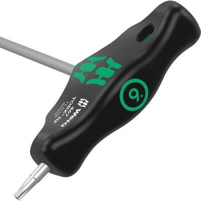 T-greep torx sleutel wera 467 hex plus