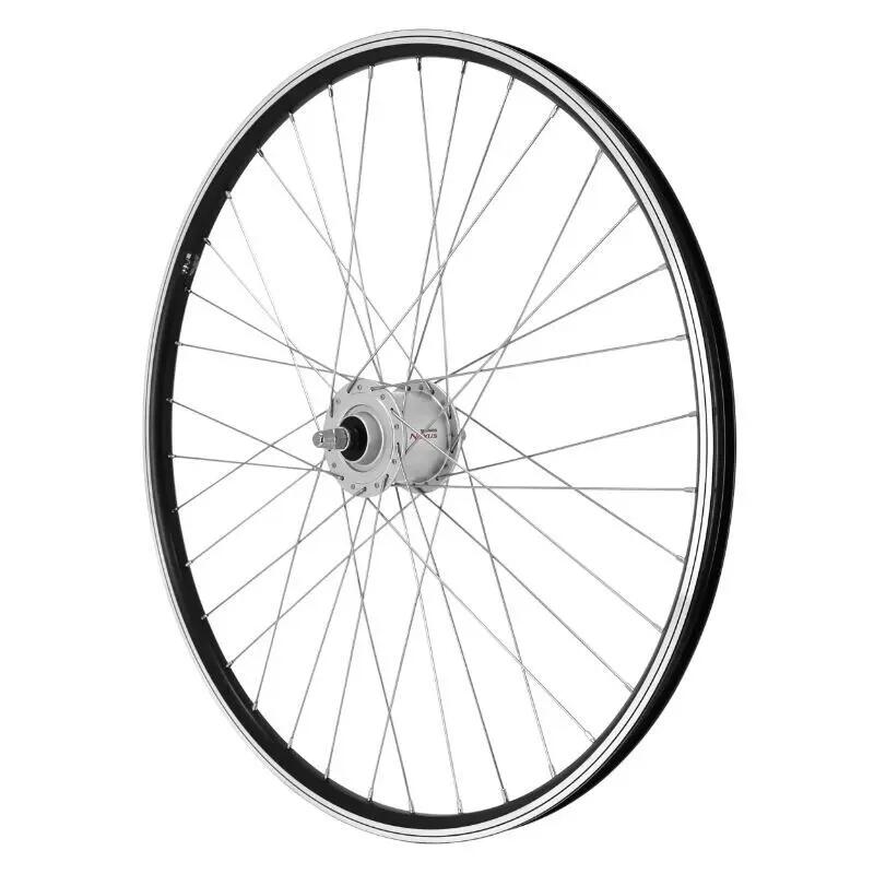 Roue avant alu double paroi moyeu jante Velox Er10 Shimano Dynamo Dh2N -2.4W 19C 2/5