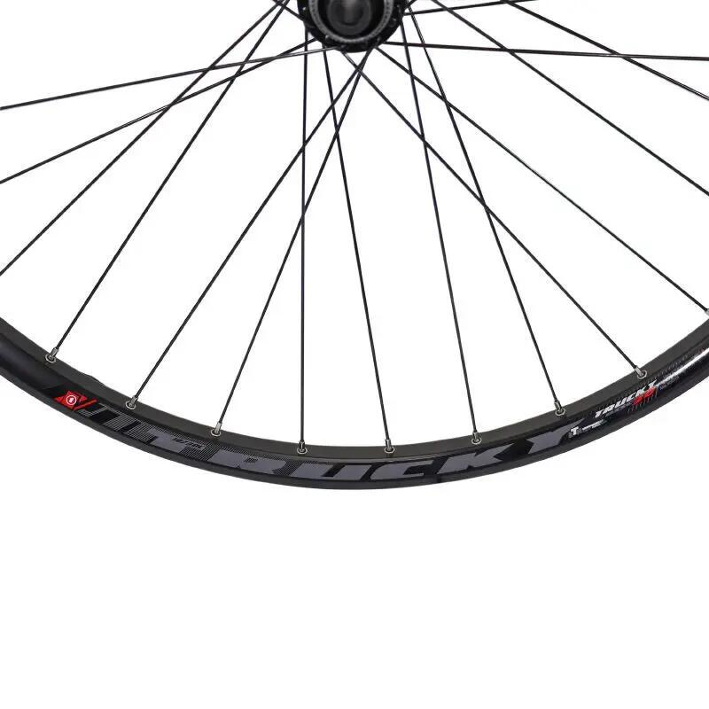 Roue arrière moyeu axe traversant jante 32 rayons Velox Trucky 30 Boost Tubeless 4/4