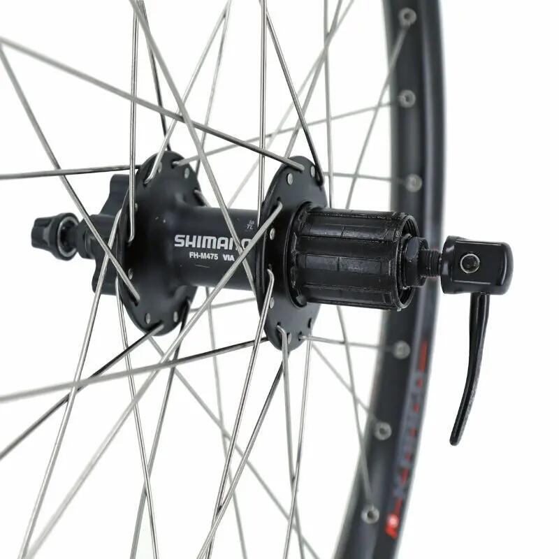 Roue- E-Bike arrière double paroi avec oeillets moyeu cassette 6 trous blocage ( 4/4