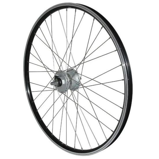 Roue avant alu double paroi moyeu jante Velox Er10 Shimano Dynamo Dh2N -2.4W 19C