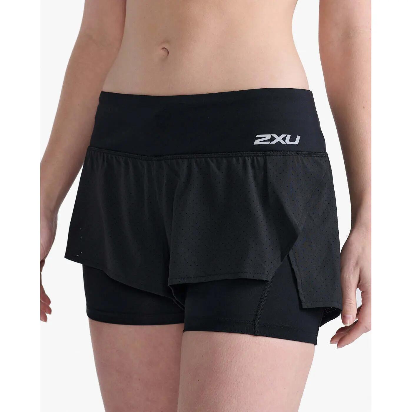 Short 2-en-1 4 pouces femme 2XU Aero 4/5