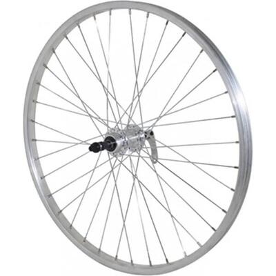 Mountainbike achterwiel aluminium naaf slot velox 7-6v.