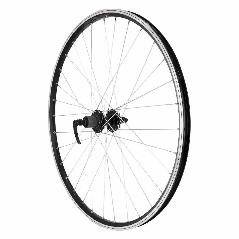 Roue de vélo VTC arrière M240 aluminium moyeueu pour disc 6 trous pour cassette 2/4