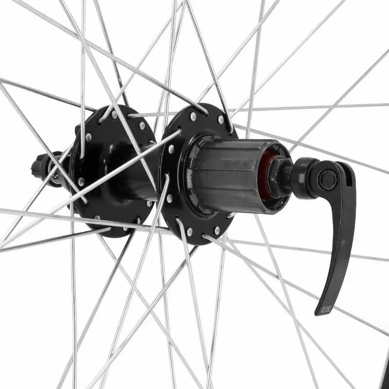 Roue de vélo VTC arrière M240 aluminium moyeueu pour disc 6 trous pour cassette 4/4
