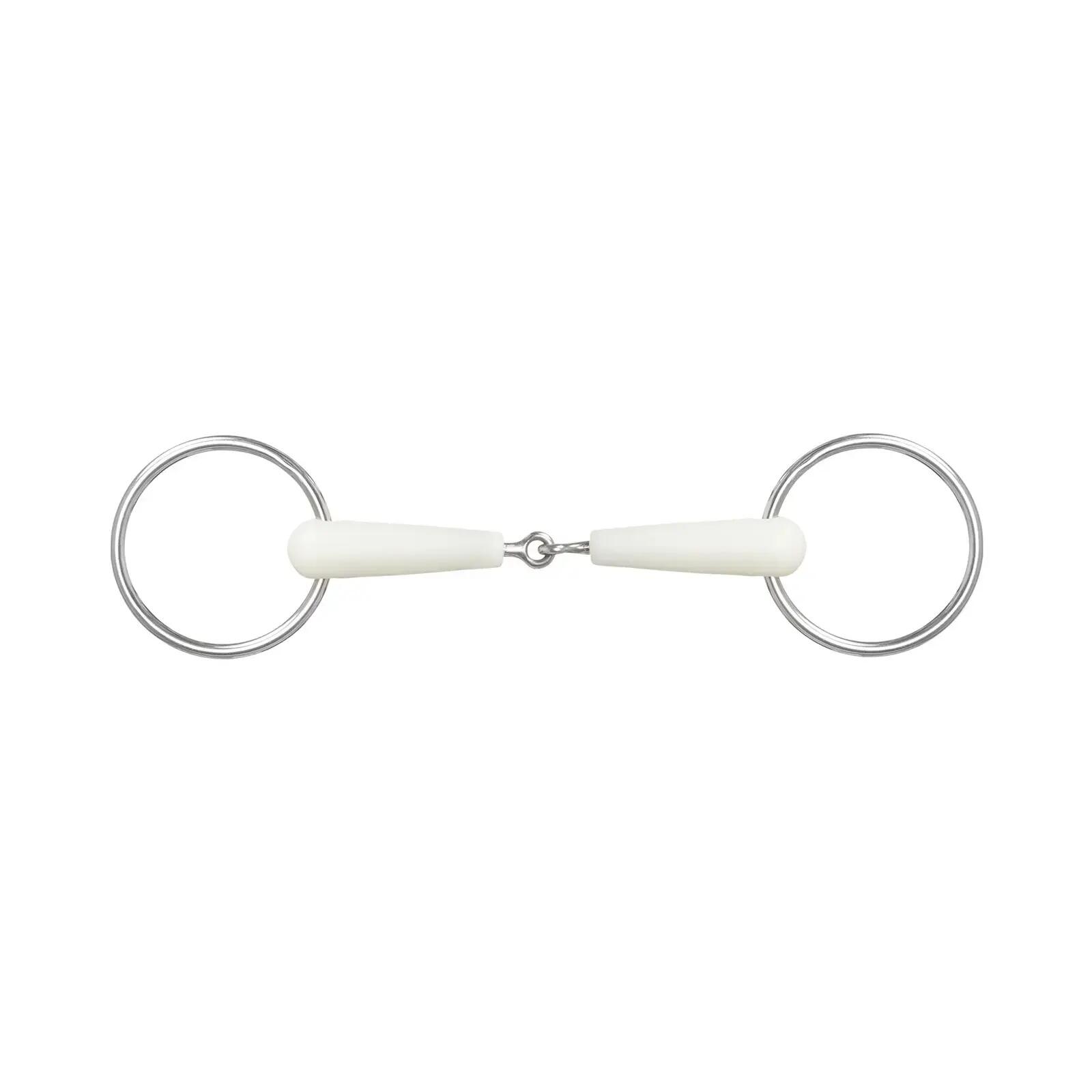 Mors mit 2 gebrochenen Ringen für Pferde Happy Mouth 2/2