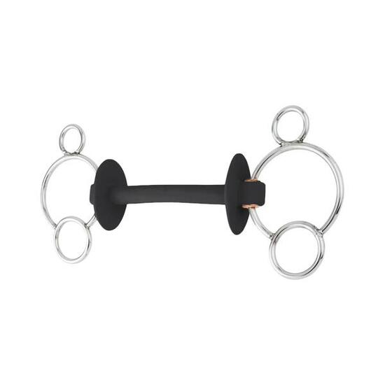 Mors 3 ou 4 anneaux pour cheval extra doux Beris Prime