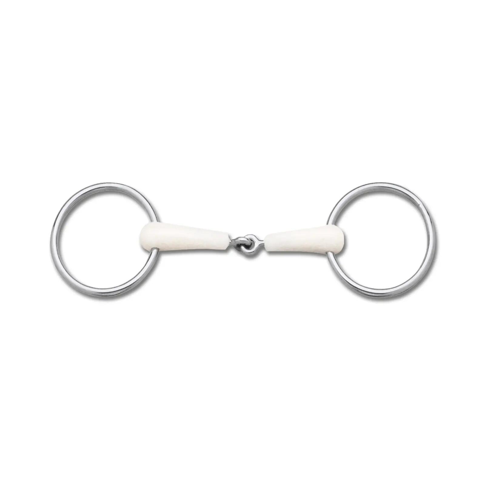 Mors mit 2 gebrochenen Ringen für Pferde Happy Mouth 1/2