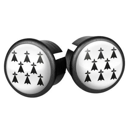 Lot de 2 bouchons de cintre vélo route Velox Doming Bretagne