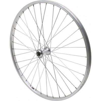 Aluminium voorwiel met aluminium naaf en slot velox