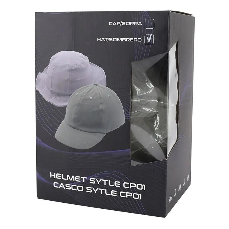 Casque vélo avec chapeau textile P2R Urbain/City 7/7