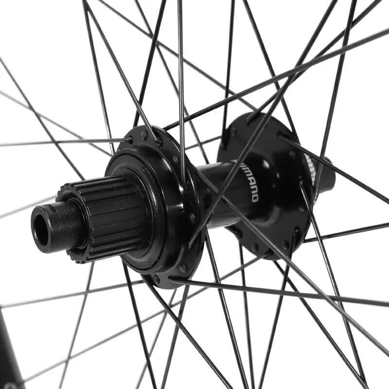 Roue arrière moyeu cassette axe traversant jante 32 rayons Velox Trucky 30 Boost 3/4