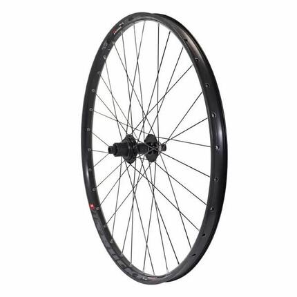 Roue arrière moyeu cassette axe traversant jante 32 rayons Velox Trucky 30 Boost